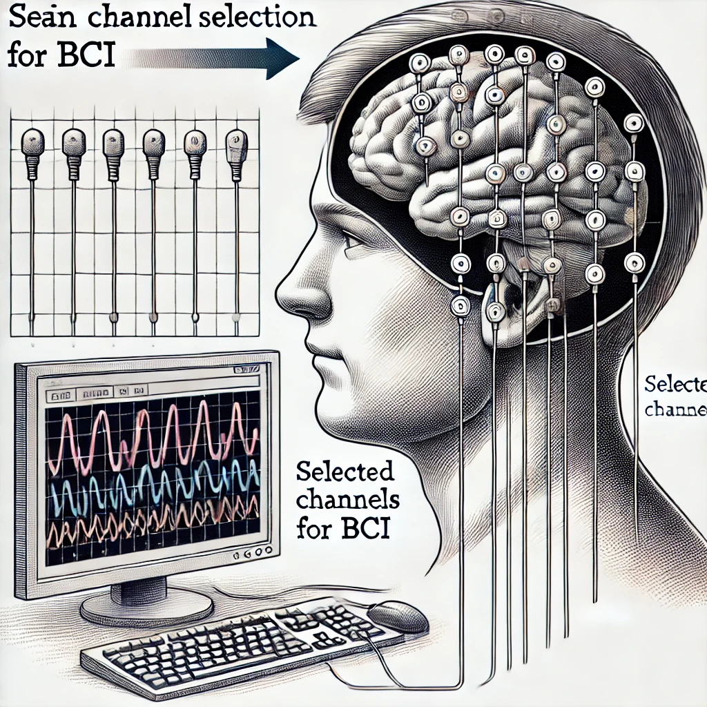 Illustration combining machines and brain